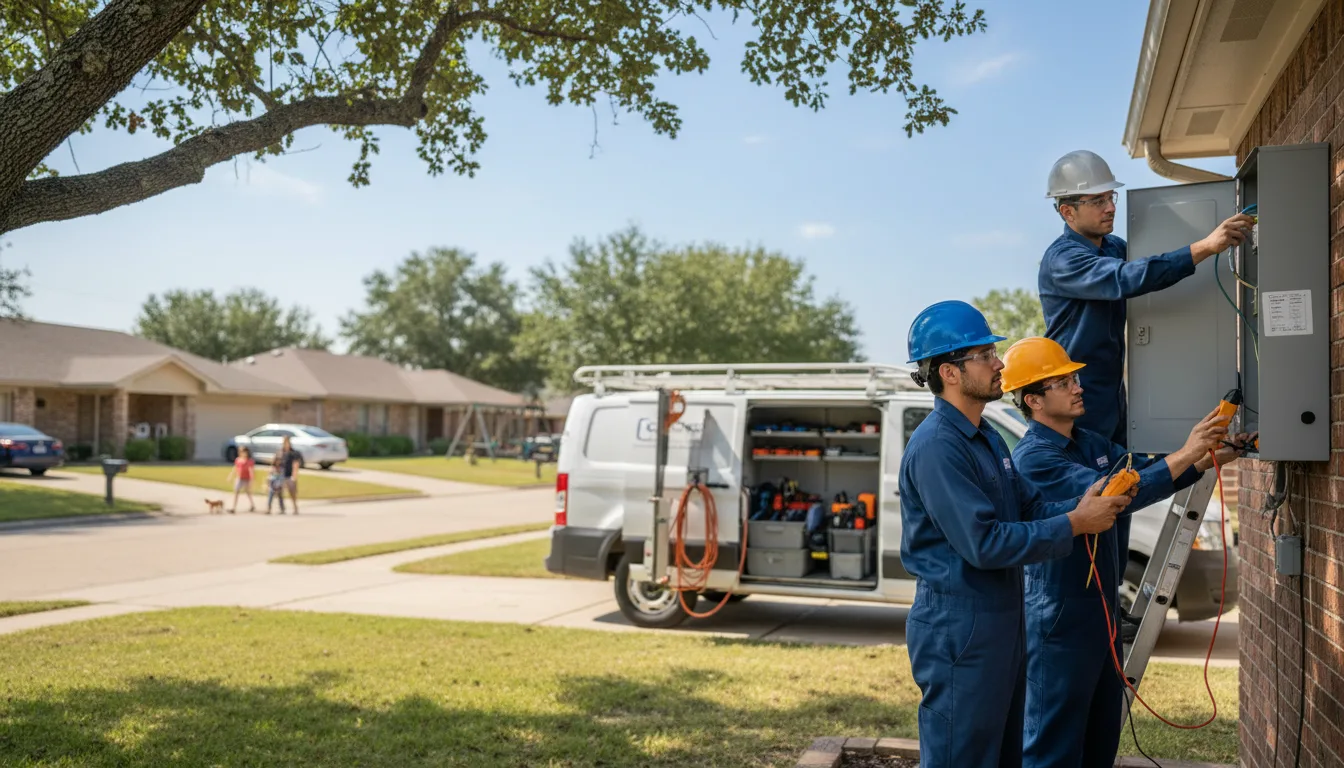 Certified electrician providing emergency electrical services in Franklin, NE